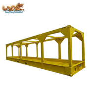 Caddies de chargement DNV 2.7-1 standard 30ft 40ft, équipements de chargement de conteneurs pour plateformes offshore à Qingdao et Dalian