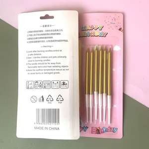 Kit de bougies <span class=keywords><strong>fontaine</strong></span> dorée Twisty Candles Cake Topper Sparkler pour la décoration d'anniversaire de mariage et d'anniversaire - Product Image 3