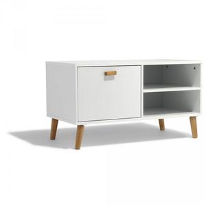 <span class=keywords><strong>MEGA</strong></span>-Soporte de <span class=keywords><strong>TV</strong></span> moderno para sala de estar, centro de entretenimiento de madera con cajones, mueble de <span class=keywords><strong>TV</strong></span> de metal para televisores grandes para uso doméstico - Product Image 4