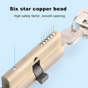 दरवाजे के ताले के लिए सुरक्षा यूरो का लॉक सिलेंडर 70 80 90 मिमी - Product Image 3