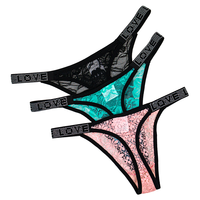Tangas y G-Strings Transparentes Sexys para Mujer, Personalizadas, de Talle Bajo, Ultrafinas, Lencería, Ropa Interior