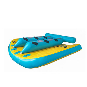 Bateau gonflable flottant pour sports nautiques, tube de course à la <span class=keywords><strong>banane</strong></span> remorquable pour lac et mer - Product Image 2