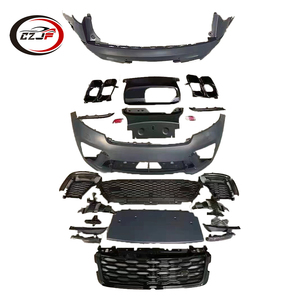 CZJF nueva llegada SVA estilo actualización parachoques trasero delantero rejilla cola garganta cuerpo Kit para <span class=keywords><strong>Range</strong></span> <span class=keywords><strong>Rover</strong></span> <span class=keywords><strong>Velar</strong></span> 2017 2018 2019 2020 <span class=keywords><strong>2021</strong></span> - Product Image 1