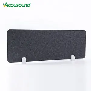 Masası bölümü akustik masa bölme panosu 24mm polyester elyaf ses emici paneli