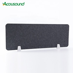 Écran de séparation acoustique de bureau Panneau insonorisant en fibre de polyester de 24mm Panneaux muraux acoustiques - Product Image 1
