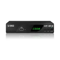 JUNUO kostenloser für immer server UK EU stecker kunststoff HD digital Kenia Ghana SONA combo 2k H.264 set Top Box