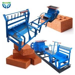 Máquina Automática para Fabricar Ladrillos de Barro Rojo, Máquina para Hacer Ladrillos de Techo de Tierra, <span class=keywords><strong>Precio</strong></span> de Venta en Nigeria - Product Image 1