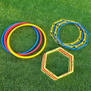 Op Maat Gemaakte Logo Sport Kleurrijke Snelheid Training Voetbal Behendigheid Kegel Plastic Marker Kegels Voetbal Voetbal Training Uitrusting