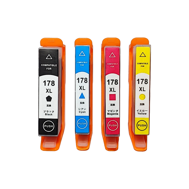 Compatible Ink Cartridge CN684HJ 178XLBK for HP Photosmart C6380 C6300 C5300 C5383 C5380 C6383 D5460 D5400 D5463 5510 5511