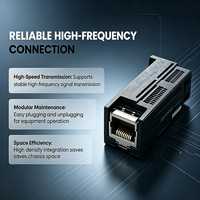 Connecteur OSFP 1.6T modulaire haute vitesse à intégrité de signal pour serveur IA de centre de données, station de base 5G 6G