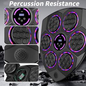 Scatola elettronica <span class=keywords><strong>da</strong></span> allenamento per <span class=keywords><strong>boxe</strong></span> con musica a LED intelligente per allenamento al coperto montata a parete con caratteristiche di allenamento di reazione - Product Image 4