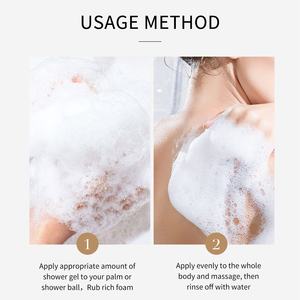 निजी लेबल ओएम थोक पुष्प सुगंध 500 एमएल शॉवर जेल बाहर महिलाओं के लिए मॉइस्चराइजिंग त्वचा के अनुकूल सफेद शरीर धोने - Product Image 5