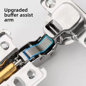 Amortiguador Hidráulico de Dos Etapas Inspirado en <span class=keywords><strong>la</strong></span> Industria Aeronáutica para Muebles de Acero, Bisagras para Gabinetes de Gimnasio y Cocina - Product Image 2