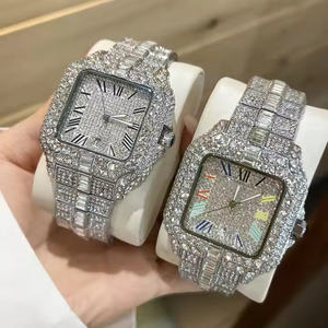 Reloj de Pulsera de Lujo para Hombre, Movimiento de Cuarzo Premium, Esfera Cuadrada de Acero Inoxidable, Cristal de Zafiro, Profesional, Ejecutivo, con Día/Fecha - Product Image 4