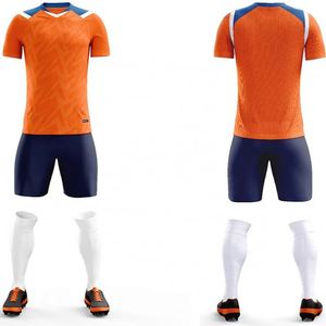 Maillot de football personnalisé par sublimation avec logo, jaune ou blanc - Product Image 1