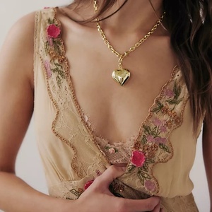 Robe longue élégante pour femme, été 2025, à fleurs, sans manches, col en V, décontractée, pour soirée - Product Image 5