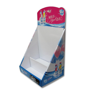 Support de comptoir PDQ personnalisé recyclable en carton pliable pour l'affichage sur table en magasin de détail - Product Image 1