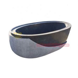 Baignoire en marbre blanc Décoration d'intérieur Sculpture Prix bon marché Ornements de salle de bain à vendre - Product Image 5