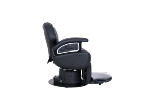 Fauteuil <span class=keywords><strong>de</strong></span> Barbier Électrique Robuste pour Hommes avec Lampe d'Ambiance, Chaise Pivotante en Cuir Synthétique pour Salon <span class=keywords><strong>de</strong></span> Coiffure - Product Image 5