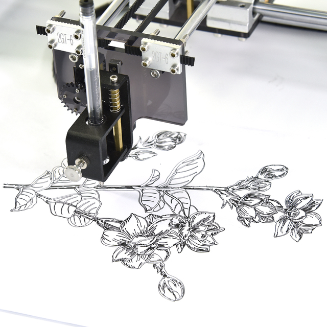 Keyestudio Desktop Drawing Robot Writing Robot Drawbot Drawing Machine DIY Handwriting Coing Machine for Arduino