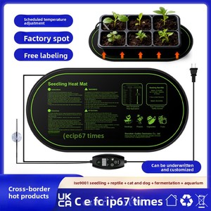 X144 Venta al por mayor de fábrica: Tapete calefactor eléctrico impermeable de 20*10 pulgadas para <span class=keywords><strong>cultivo</strong></span> de plántulas y suministros de jardinería - Product Image 3