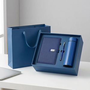Coffret cadeau de bureau avec bloc-notes A5 personnalisé avec logo - Product Image 3