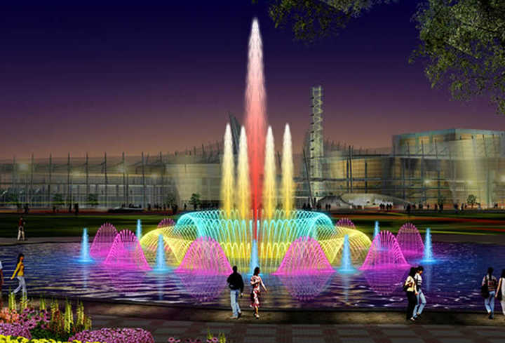 Outdoor Water Fountains Circle and Round Water Fountain for Garden or Hotel Decoration
