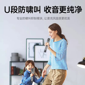 Universal <b>Wireless</b> <b>Microphone</b> Uhf Band Heart Shaped Direction High Sensitivity For Karaoke Outdoor Stage Home Use - Product Image 3