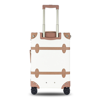 Valise vintage Smart Trunk Texon rétro, ensemble de bagages à main 8 pièces, ensembles de valises 3 pièces