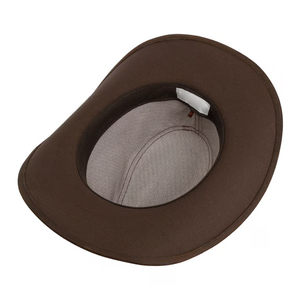 Fully Customized <b>Western</b> Style Men Cowboy Leather <b>Hats</b> Wholesale Best Supplier Quick Dry Casual Style Leather <b>Hats</b> for Outdoor - Product Image 3