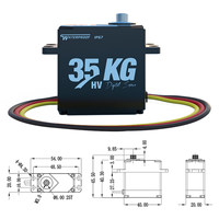 CYS CYS-W0350 Servomoteur numérique métallique sans noyau 40kg.cm pour voiture RC, avion, hélicoptère, bateau et robot
