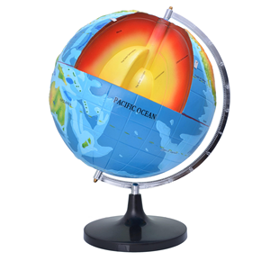 <span class=keywords><strong>Globe</strong></span> Geografi PVC Stereo Topografi Peta Dunia 32CM Bahasa Inggris - Product Image 6