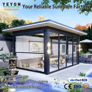Yeyon 2026 OEM - Solárium Eléctrico Inteligente con Acristalamiento para Viviendas Modernas de Lujo, Residenciales, Exteriores, Tipo Invernadero - Product Image 1