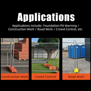 Temporary Fencing Removable Lattice Fence Construction Temporary Fence for <strong>Crowd</strong> <strong>Control</strong> <strong>Barrier</strong> - Product Image 6