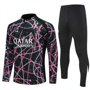 Camiseta <span class=keywords><strong>de</strong></span> Fútbol <span class=keywords><strong>de</strong></span> Manga Larga Versión Jugador París, Tela <span class=keywords><strong>de</strong></span> Calidad Profesional, Diseño Personalizado, Ropa Deportiva Cómoda - Product Image 4