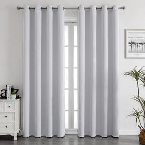 Vente en gros de textile pour la maison XinLan Rideau de fenêtre occultant simple à isolation thermique pour salon - Product Image 2