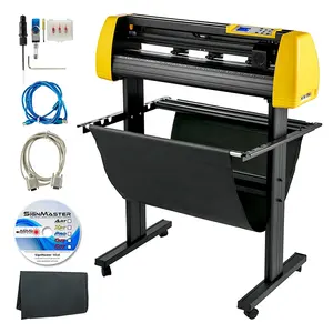 Pasokan pabrik OEM 1350mm pemotong vinil plotter mendukung CorelDraw Plugin Manual kontur vinil mesin pemotong