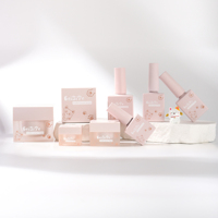 Bocaux à vernis à ongles vides très demandés 5g 15g 30g 50g, pots de gel de construction, pots à ongles carrés personnalisés OEM/ODM, pots cosmétiques en acrylique
