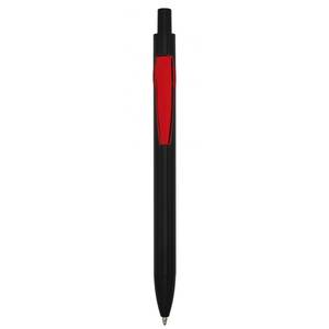 Bolígrafo de Metal Pulido Negro Satinado y Rojo, Ecológico, con Ancho de Escritura de 0.5 mm y 0.7 mm para Promociones - Product Image 3
