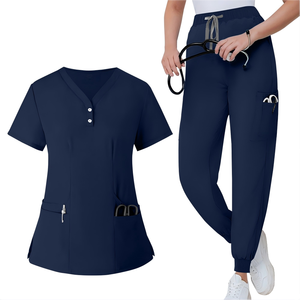 Offre Spéciale : Ensemble de Blouse et Pantalon Unisexe Respirant en Maille, Anti-Taches, Anti-Plis, avec Logo Personnalisable, Idéal pour Hôpitaux et Cliniques Vétérinaires - Product Image 3