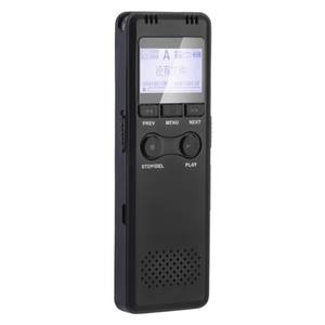 Enregistreur vocal de 8 go, annulation du bruit enregistreur numérique activé par le son <span class=keywords><strong>Dictaphone</strong></span> <span class=keywords><strong>stéréo</strong></span> avec lecteur MP3 pour les conférences - Product Image 4