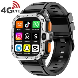 VALDUS Android 4G Cartão Sim Do Telefone Móvel Smartwatch S8 Ultra S9 GPS WIFI Câmera de Vídeo Dupla Moda Masculina hombre PGD Smart Watch