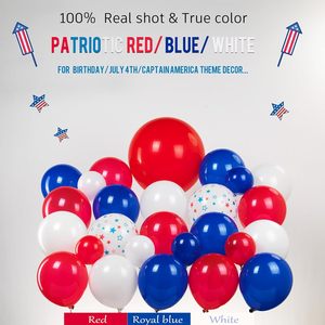 Kit Arco di Palloncini per il 4 <span class=keywords><strong>Luglio</strong></span>, Giorno dell'Indipendenza, Rosso Bianco e Blu, con Stampa di Stelle e Palloncini Mylar a Forma di Bandiera e Stella - Product Image 4