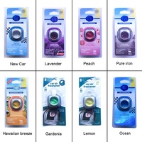 Diffuseur de parfum pour voiture, clip de ventilation, membrane liquide, parfum de voiture, différentes couleurs