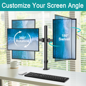 MOUNTUP 2023 New Design Dual <strong>Monitor</strong> <strong>Stand</strong> 14~32'' <strong>Computer</strong> <strong>Monitor</strong> <strong>Stand</strong> - Product Image 5