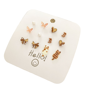 गंध कारखाने थोक जस्ता मिश्र धातु प्यारा बिल्ली बिल्ली बिल्ली बिल्ली बिल्ली बिल्ली के बच्चे के लिए पूर्ण क्रिसमस उपहार सहायक उपकरण - Product Image 4