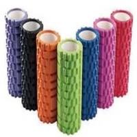 Rodillo de Espuma para Yoga y Fitness Unisex de Alta Densidad, con Exterior de EVA y Interior de PVC, 33x14cm, para Masaje de Espalda y Accesorio Muscular