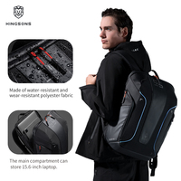 Nouveau produit logo personnalisé polyester LED sac à dos de jeu étanche multifonctionnel USB charge sac à dos de voyage en plein air pour hommes