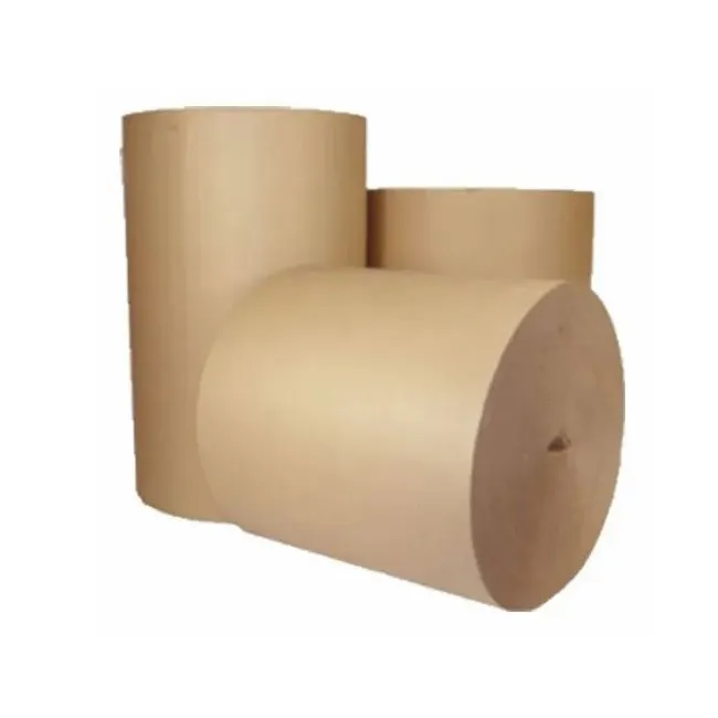 Virgin Pulp Bamboo Kraft Paper 40-300 Gsm PE Rolo de papel Kraft personalizado gratuito para embalagem de embrulho