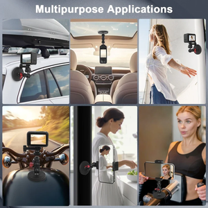 Support magnétique <span class=keywords><strong>Go</strong></span> <span class=keywords><strong>Pro</strong></span>/DJIPocket/Insta360 - Base en métal, trépied/support de bureau, rotation à 360 degrés, étanche, flexible, rapide - Product Image 5